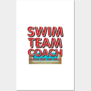 Swim Teach Coach Posters and Art